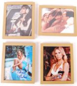 JAMES BOND - COLLECTION OF BOND GIRL AUTOGRAPHS