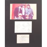 THE ROLLING STONES - ORIGINAL LINE-UP FULL SET OF AUTOGRAPHS