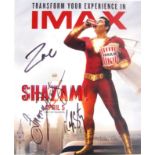 SHAZAM - DC MOVIES - 2019 - CAST AUTOGRAPHED 8X10"