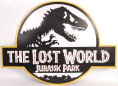 ORIGINAL JURASSIC PARK LOST WORLD MOVIE PREMIER SIGN