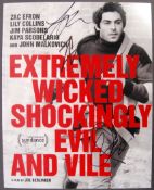 EXTREMELY WICKED SHOCKINGLY EVIL AND VILE CAST SIGNED POSTER