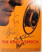 THE KING'S SPEECH - MULTI-SIGNED CAST PHOTOGRAPH P