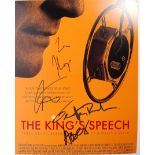 THE KING'S SPEECH - MULTI-SIGNED CAST PHOTOGRAPH P