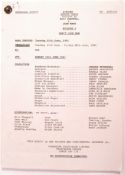 ORIGINAL PRODUCTION USED SITCOM ' SINGLES ' SCRIPT - ERIC CHAPPELL