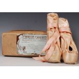 MARGOT FONTEYN - BALLET DANCER - PAIR OF SHOES FROM SWAN LAKE