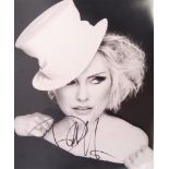 DEBBIE HARRY - BLONDIE - AUTOGRAPHED 8X10" PHOTOGRAPH