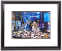 WALT DISNEY LIMITED EDITION SERIGRAPH LADY AND THE TRAMP