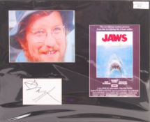 JAWS - RICHARD DREYFUSS - AUTOGRAPHED PRESENTATION