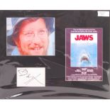 JAWS - RICHARD DREYFUSS - AUTOGRAPHED PRESENTATION