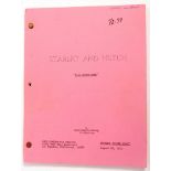 STARSKY & HUTCH - ORIGINAL PRODUCTION USED EPISODE SCRIPT