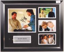 RAIN MAN - INCREDIBLE DUAL-SIGNED AUTOGRAPH PRESENTATION