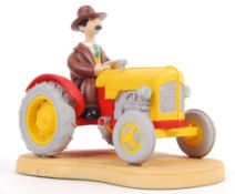 ROBERT HARROP CAMBERWICK GREEN FARMER BELL ON HIS TRACTOR