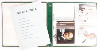 ' THE BILL ' LARGE COLLECTION OF ORIGINAL AUTOGRAPHED CASTCARDS