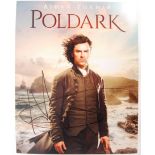 AIDAN TURNER - POLDARK - AUTOGRAPHED 11X14" PHOTOGRAPH