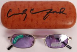 CINDY CRAWFORD PROMOTIONAL AUTOGRAPHED FOSTER GRANT SHADES