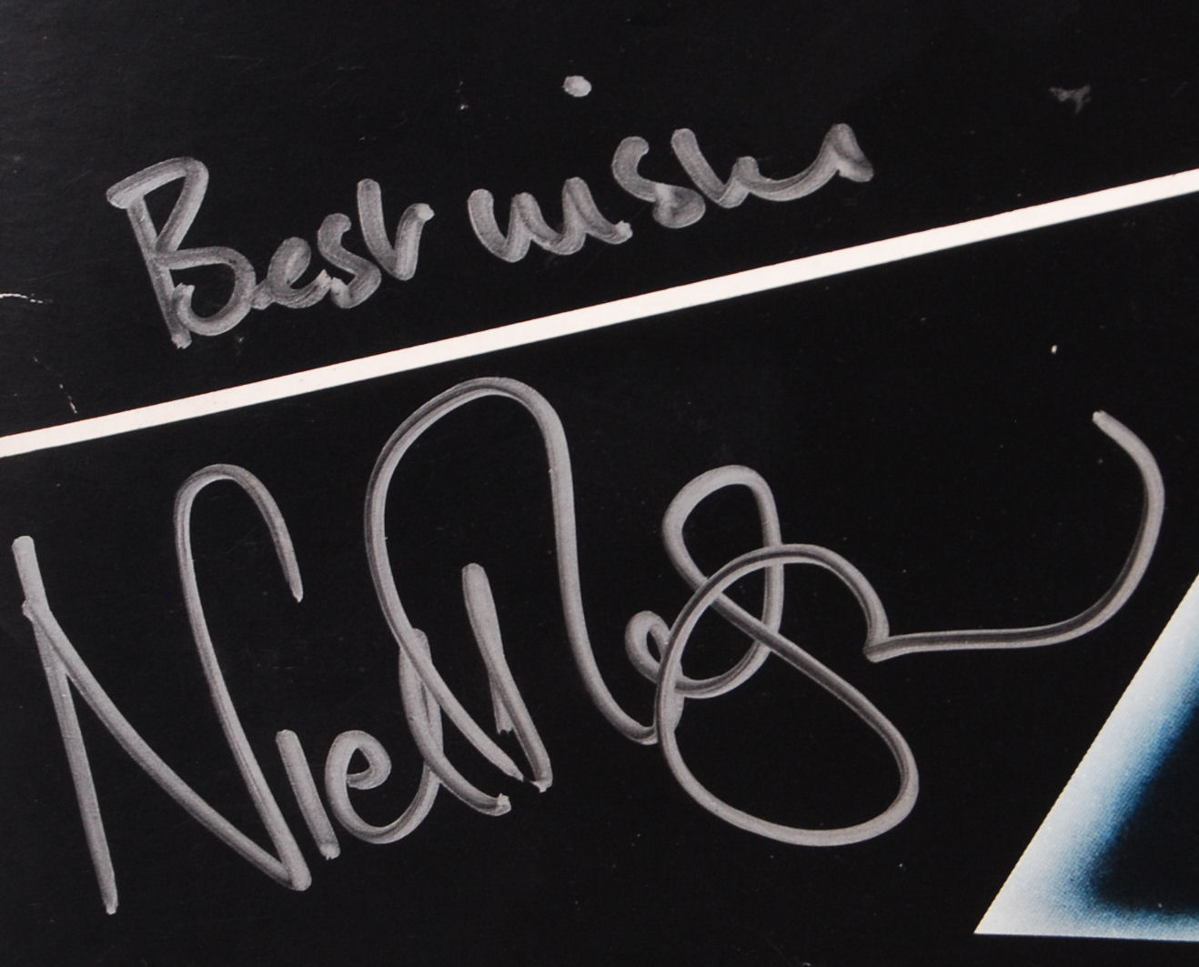 NICK MASON SIGNED PINK FLOYD DARK SIDE OF THE MOON - Image 2 of 6