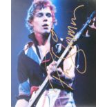 THE CLASH - PAUL SIMONON - AUTOGRAPHED 8X10" COLOUR PHOTO