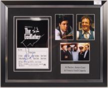 THE GODFATHER - INCREDIBLE CAST AUTOGRAPHED POSTER