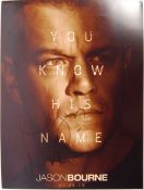 JASON BOURNE - MATT DAMON & DIRECTOR - SIGNED MOVIE POSTER