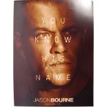 JASON BOURNE - MATT DAMON & DIRECTOR - SIGNED MOVIE POSTER