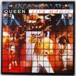 INCREDIBLY RARE ' QUEEN ' FULL SIGNED LIVE MAGIC LP RECORD