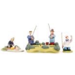 COLLECTION OF ROBERT HARROP FIGURINE GROUP