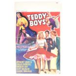 ORIGINAL LATE 1950'S TEDDY BOYS CLIFF RICHARD FILM POSTER