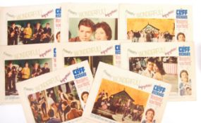 SET OF 1960'S CLIFF RICHARD WONDERFUL TO BE YOUNG LOBBY CARDS