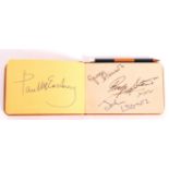 RARE THE BEATLES AUTOGRAPH BOOK - SIGNED BY RINGO