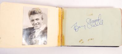 VINTAGE AUTOGRAPH BOOK FROM BRISTOL - CELEBRITIES