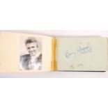 VINTAGE AUTOGRAPH BOOK FROM BRISTOL - CELEBRITIES