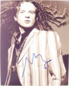 MICK HUCKNALL - SIMPLY RED - AUTOGRAPHED 8X10" PHOTO