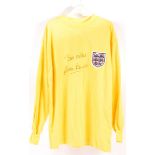 GORDON BANKS - WORLD CUP 1966 - ENGLAND GOALKEEPER SIGNED SHIRT