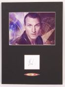 CHRISTOPHER ECCLESTON - DOCTOR WHO - AUTOGRAPH PRE