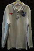 KEVIN KEEGAN - FOOTBALLER - AUTOGRAPHED ENGLAND SHIRT