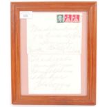 ELLA JANE FITZGERALD HAND WRITTEN THANK YOU LETTER