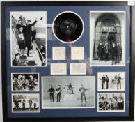 THE BEATLES - FULL BAND AUTOGRAPHED PRESENTATION