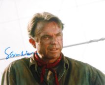 JURASSIC PARK - SAM NEILL - AUTOGRAPHED 8X10" PHOT