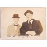 LAUREL & HARDY - STAN LAUREL - AUTOGRAPHED PHOTOGRAPH