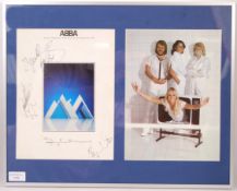 RARE ABBA 1979 EUROPEAN TOUR FULLY AUTOGRAPHED PROGRAMME