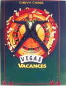 CHEVY CHASE - VEGAS VACATION - SIGNED 8X10" COLOUR