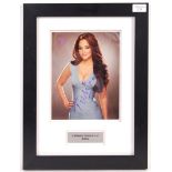 NDUZ - TULISA CONTOSTAVLOS - AUTOGRAPHED PHOTOGRAPH