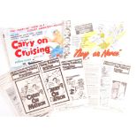 COLLECTION OF VINTAGE ' CARRY ON ' FILM PROMOTIONAL MATERIAL