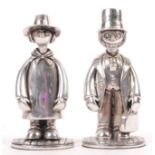 TWO RARE ROPERT HARROP CAMBERWICK GREEN PEWTER FIGURES