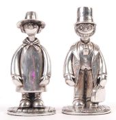 TWO RARE ROPERT HARROP CAMBERWICK GREEN PEWTER FIGURES