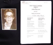 ONLY FOOLS & HORSES - ROGER LLOYD PACK'S 'HEROES & VILLAINS' SCRIPT