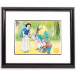 WALT DISNEY FRAMED LIMITED EDITION SERIGRAPH PICTURE SNOW WHITE