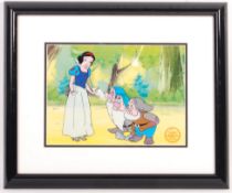 WALT DISNEY FRAMED LIMITED EDITION SERIGRAPH PICTURE SNOW WHITE