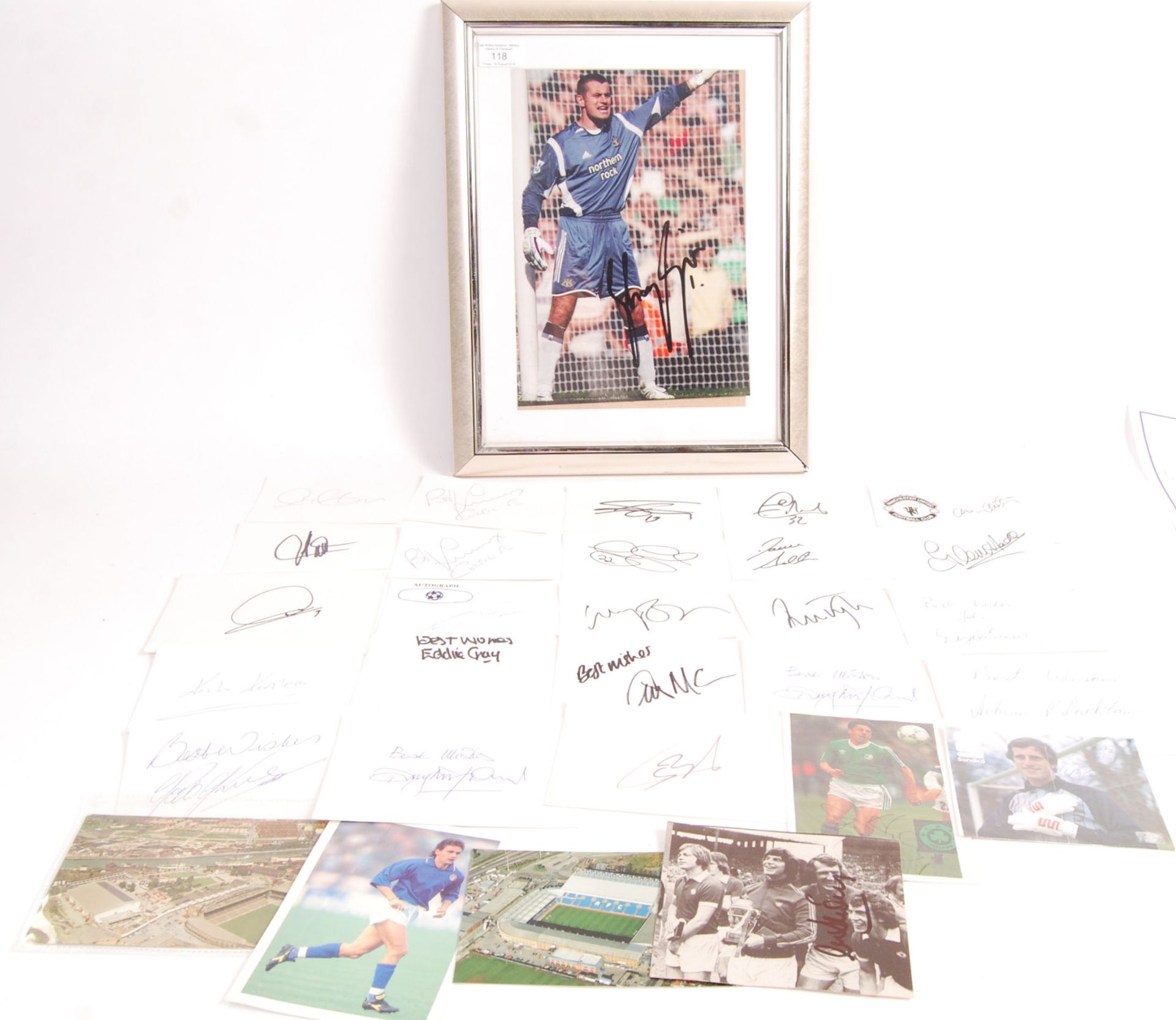 COLLECTION OF ASSORTED FOOTBALL AUTOGRAPHS