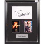 THE SEX PISTOLS - JOHN LYDON - JOHNNY ROTTEN - SIGNED DISPLAY